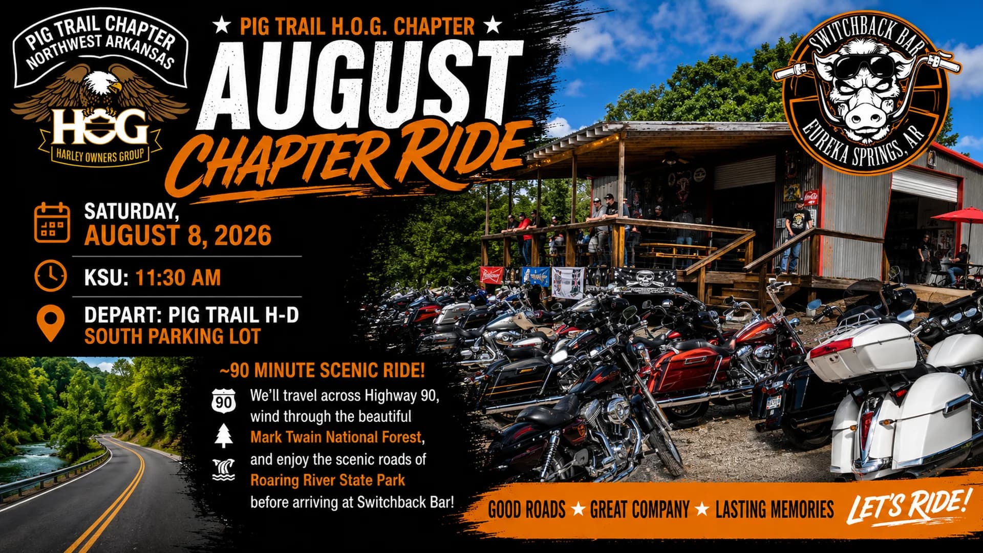 Chapter Ride August 2026