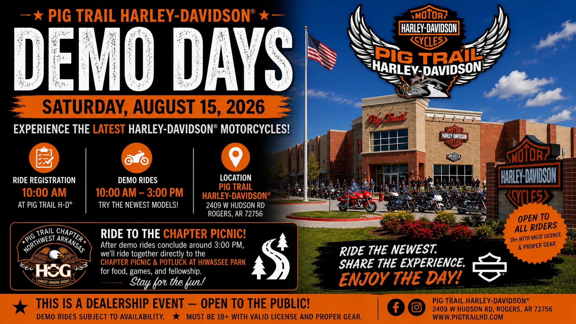Pigtrail Demo Days - Lead/Sweep/Registration
